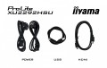 IIYAMA Monitor 21.5 cala ProLite XU2292HSU-B6 IPS,100Hz,FreeSync,SLIM,HDMI,DP,2x2W,  4xUSB(3.2),0.4ms