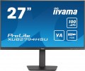 IIYAMA Monitor 27 cali ProLite XUB2794HSU-B6 VA,FHD,100HZ,4000:1,1MS,HDMI,DP,2xUSB,  FreeSync,2x2W,HAS(150mm),PIVOT