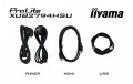 IIYAMA Monitor 27 cali ProLite XUB2794HSU-B6 VA,FHD,100HZ,4000:1,1MS,HDMI,DP,2xUSB,  FreeSync,2x2W,HAS(150mm),PIVOT