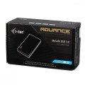 i-tec MYSAFE Advanced 3,5" USB 3.0 Obudowa zewnętrzna na dyski  HDD i SSD SATA I II III czarna aluminiowa