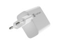 Natec Ładowarka sieciowa RIBERA GAN 1X USB-A + 1X USB-C 65W Biała