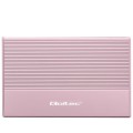 Qoltec Obudowa | Kieszeń na dysk SSD HDD 2.5 cala | SATA | USB 3.0 | Super  speed 5Gb/s | 2TB | Różowy