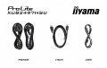 IIYAMA Monitor 24 cale XUB2497HSU-B1 IPS.HDMI.DP.2x2W.2xUSB(2.0).HAS(150mm). 250cd.1ms.100Hz