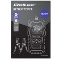 Qoltec Tester akumulatora cyfrowy  z wyświetlaczem LCD | 12V | 24V | 3Ah-400Ah
