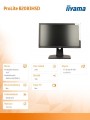 IIYAMA Monitor 19.5 B2083HSD-B1 DVI-D/DSUB/GŁOŚNIKI/PIVOT