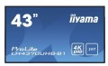 IIYAMA Monitor wielkoformatowy 42.5 cala LH4370UHB-B1 4K,24/7,ANDROID,700cd,VA,PION,SLIMline