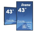 IIYAMA Monitor wielkoformatowy 42.5 cala LH4370UHB-B1 4K,24/7,ANDROID,700cd,VA,PION,SLIMline