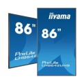 IIYAMA Monitor wielkoformatowy 85.6 cali LH8642UHS-B3 4K,18/7,SDM,IPS,LAN,PION,500cd/m2,OS8.0
