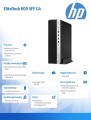 HP Inc. Komputer poleasingowy EliteDesk 800 G4 SFF Core i5 8400 (8-gen.) 2.8GHz (6 rdzeni) / 8 GB / 240 SSD / Win 10 Professional