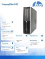 HP Inc. Komputer poleasingowy Compaq 8300 Elite SFF Core i5 3470 3,2 GHz / 4 GB / 250 / DVD / Win10 Professional Update