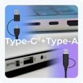 IcyBox Hub IB-HUB1737-C3 7-Port USB 3.2 Gen 1 Hub, 3x USB Type-C.,  4x USB Type-A