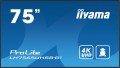 IIYAMA Monitor 75 cali LH7565UHSB-B1, 24/7, IPS, ANDROID 11, 4K, 800cd, iiSignage2, SDM, 2x HDMI, DP, 2x USB,2x 10W, RJ45, WiFi, 4/32GB, PION/POZIOM,