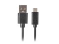 LANBERG Kabel USB CM - AM 2.0 1.8m czarny QC 3.0