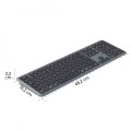 Hama Klawiatura WK-550 multi device Czarno-szara