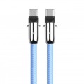 TB Kabel 2w1 USB C smycz 1m błękitny