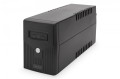 Digitus UPS Line-Ineractive LED BASIC, 600VA/360W, 1x12V/7Ah, AVR, 2x Schuko CEE 7/3