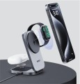 AUKEY LC-MC312 Slim 3w1 ładowarka bezprzewodowa MagSafe Qi2 15W  + ładowarka PD 30W + Etui