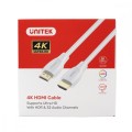 Unitek Kabel HDMI 2.0 4K 60Hz; 1m C11090AWH03-3M Biały