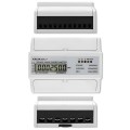 Qoltec Trójfazowy dwukierunkowy elektroniczny licznik | miernik zużycia energii na szynę DIN | 400V | 100A | LCD | 4P