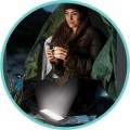 Rebeltec Powerbank P10 LCDPD 10 000mAh LAMP z funkcją mocnego źródła światła, moc wyjściowa 22,5W Port Delivery (PD20W)