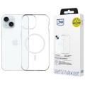 3MK Etui Armor MagCase do iPhone 15 MagSafe przezroczysty