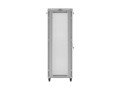 Lanberg Szafa instalacyjna rack stojąca  19" 47U 800x1200 szara drzwi    perforowane LCD ( flat pack) V2