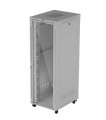 Lanberg Szafa instalacyjna rack stojąca 47U 800x1000 szara  drzwi        przeszkolne  LCD ( flat pack) V2