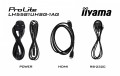 IIYAMA Monitor 55 cali LH5581UHSG-1AG 24/7,VA,ANDROID 14,4K, 2x10W, WiFi,    UCHWYT CIENNY, 2xHDMI, USB-C, RJ45, IR, 2xUSB, WHITE