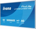 IIYAMA Monitor 55 cali LH5581UHSG-1AG 24/7,VA,ANDROID 14,4K, 2x10W, WiFi,    UCHWYT CIENNY, 2xHDMI, USB-C, RJ45, IR, 2xUSB, WHITE
