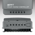 Qoltec Solarny regulator ładowania MPPT z czujnikiem temperatury 10A |  12V/24V | LCD | 2xUSB | Bluetooth | APP | GEL | LiFePO4