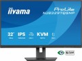 IIYAMA Monitor 32 cale XUB3297QSNP-B1 IPS,QHD,USB-C DOCK (95W), USB HUB 4x, KVM,  RJ45, GW 5 LAT