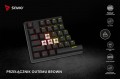 Savio Klawiatura mechaniczna STYX Outemu Brown Hot Swap RGB
