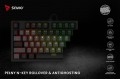 Savio Klawiatura mechaniczna STYX Outemu Brown Hot Swap RGB