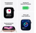 Apple Watch Series 11 GPS, koperta 42 mm z aluminium w kolorze różowego złota, pasek sportowy w kolorze łagodnego różu - rozmiar M/L