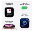 Apple Watch Series 11 GPS+Cellular koperta 46 mm z aluminium w kolorze srebrnym, pasek sportowy w kolorze mlecznego fioletu - rozmiar M/L