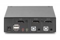 Digitus Przełącznik KVM, 2 portowy, 4K 60Hz, 2xDisplayPort IN, 1xDisplayPort OUT, 2xUSB, 2xAudio IN&OUT