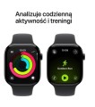 Apple Watch Series 11 GPS+Cellular koperta 42 mm z aluminium w kolorze onyksu, pasek sportowy w kolorze czarnym - rozmiar S/M