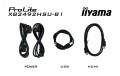 IIYAMA Monitor 24 cali XB2492HSU-B1 IPS,FHD,HDMI,DP,120Hz,300cd,4ms,        cienkie ramki, 1500:1, ErP B, USB HUBx2