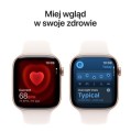 Apple Watch Series 11 GPS+Cellular, koperta 42 mm z aluminium w kolorze rĂłĹźowego zĹota, pasek sportowy w kolorze Ĺagodnego rĂłĹźu - rozmiar S/M