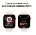 Apple Watch Series 11 GPS+Cellular, koperta 42 mm z aluminium w kolorze rĂłĹźowego zĹota, pasek sportowy w kolorze Ĺagodnego rĂłĹźu - rozmiar S/M