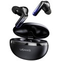 USAMS Słuchawki bluetooth TWS E02 ANC+ENC czarne