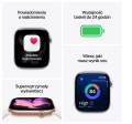 Apple Watch Series 11 GPS + Cellular, koperta 42 mm z tytanu w kolorze łupku, pasek sportowy w kolorze czarnym - rozmiar S/M