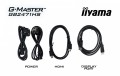 IIYAMA Monitor 23,8 cala GB2471HS-B1 Fast IPS,FHD,240Hz,2xHDMI,DP, 350cd, HAS(150) PIVOT, Adaptive G-SYNC - 1920 x 1080 @48-240Hz  DisplayPort Only