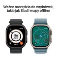 Apple Watch Ultra 3 GPS + Cellular koperta 49 mm z tytanu w kolorze naturalnym, opaska Alpine w kolorze jasnoniebieskim - rozmiar M