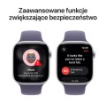 Apple Watch Series 11 GPS+Cellular koperta 42 mm z aluminium w kolorze srebrnym, pasek sportowy w kolorze mlecznego fioletu - rozmiar M/L