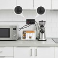 Maclean Listwa zasilająca MCE393 B 4 gniazda 3xUSB 110-240V AV 50/60Hz 1A max 2500W 3m czarna