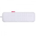 Maclean Listwa zasilająca, MCE388 W 2 gniazda, 3xUSB, 110-240V AC 50/60Hz, 2.1A max 2500W, 3m biała