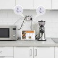 Maclean Listwa zasilająca, MCE388 W 2 gniazda, 3xUSB, 110-240V AC 50/60Hz, 2.1A max 2500W, 3m biała