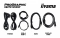 IIYAMA Monitor 27 cali ProGraphic HB2701UHSNP-B1 4K,IPS BLACK 2.0,450cd,VESA USB-c dock(PD:96W),HDMI,DP,DAISY/CHAIN,4xUSB,RJ45,3000:1,sRGB:100%,DCI-P3
