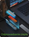 IcyBox Obudowa dysku IB-1826MCL-CU31 M.2 NVMe i SATA obudowa, RGB lighting, USB 3.2 Gen 2, 10 Gbps